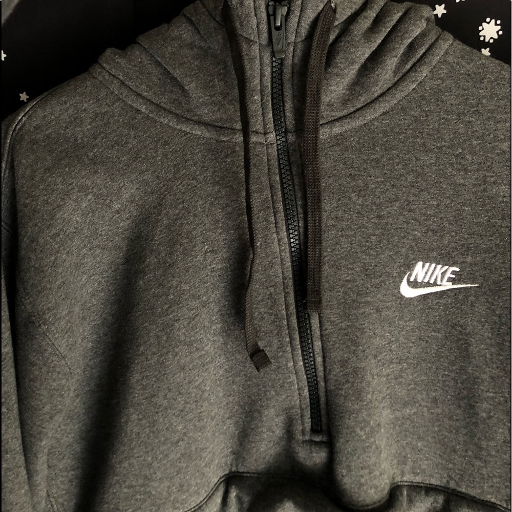 Nike half zip hoodie